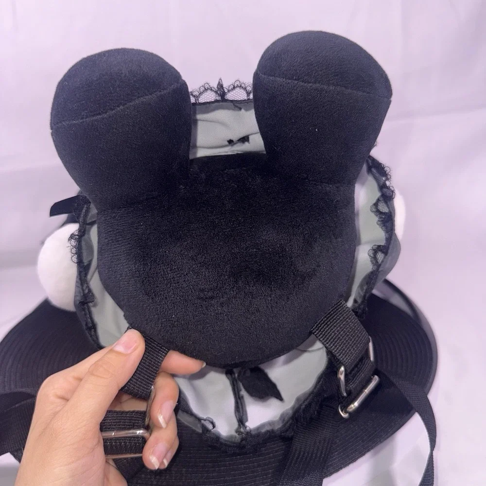 Kuromi NWT Hot Topic Bioworld Sanrio Lolita Black Plush Backpack Bag 16